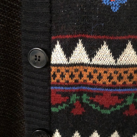 Farm Rio Black Tapestry Floral Cardigan Sweater NWT Size XL. Rare! - Picture 5 of 7